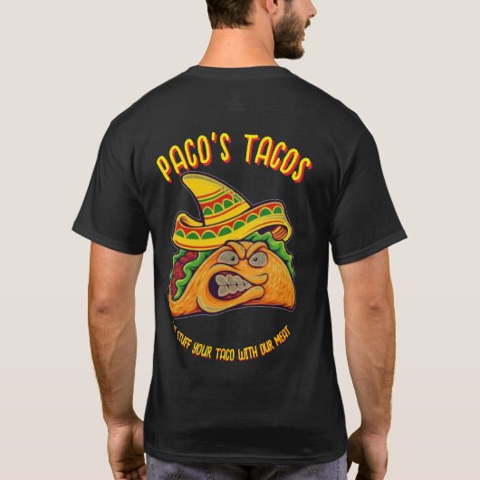 taco's van paco t-shirt (Achterkant)