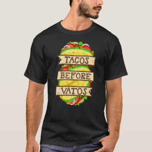 Tacos voor Vatos Valentijnsdag Taco T-shirt