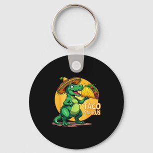 Tacosaurus cinco de mayo feest t-rex hoed sleutelhanger