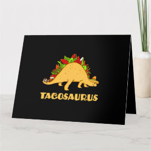 Tacosaurus Cinco de Mayo Funny Taco Dinosaur Kaart
