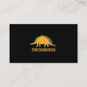 Tacosaurus Cinco de Mayo Funny Taco Dinosaur Lover Visitekaartje
