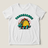 Tacosaurus Funny Dinosaur Tri-Blend Shirt