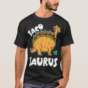 Tacosaurus Taco Dinosaur Tre Grappig Cinco de Mayo T-shirt