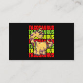 Tacosaurus taco saurus cinco de mayo dinosauriër 1 visitekaartje (Achterkant)