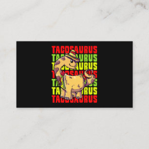 Tacosaurus taco saurus cinco de mayo dinosauriër 1 visitekaartje