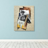 Tacot 1 Banger Collage met P Monogram Canvas (Insitu (Houten vloer))