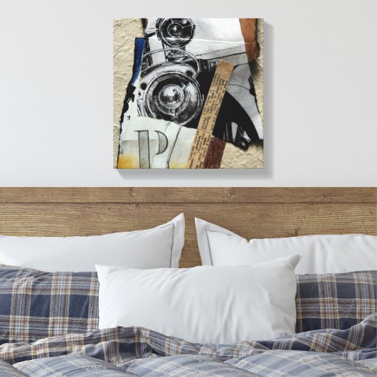 Tacot 1d Banger Collage met P Monogram Canvas (Insitu (Slaapkamer))