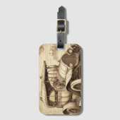 Tacot Faux  illustratie LugTag Bagagelabel (Voorkant (verticaal))