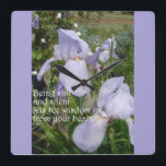 Tact and Silent Inspirational Quota Purple Iris<br><div class="desc">Silence and Silent Inspirational Quota Purple Iris design. A glorious design to compliment any decor,  taken from my own writing. Designed from my original watercolor paintings,  that I painted from my own flower garden.</div>