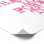 TACT - Poster met leuke, sarcastische prijsopgave (Hoek)