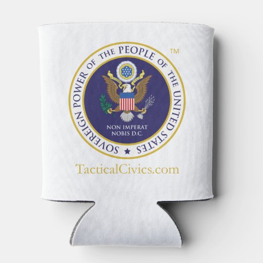 Tactical Civics™ foam koelbox Blikjeskoeler (Achterkant)