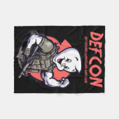 Tactical Ghost Schattige Ghost Halloween Spooky Se Fleece Deken (Voorkant (Horizontaal))