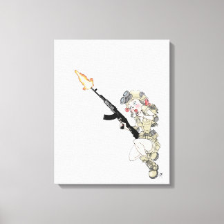 "Tactical Pinup - Oopsie" print van Jaime Munt