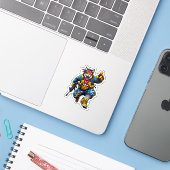 Tactical Tabby - Armed & Furry Sticker (Laptop met iPhone)