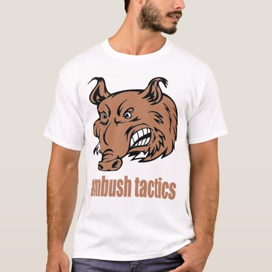 Tactiek van hinderlagen t-shirt (Voorkant)