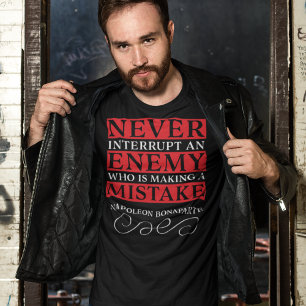 Tactisch advies van Napoleon Bonaparte T-shirt
