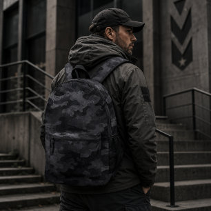 Tactisch camouflagepatroon voor middernachtelijke bedrukte rugzak