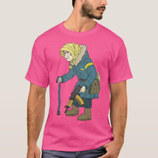 tactische babushka Oekraïense oma T-shirt