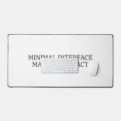 Tactische fundering | Minimaal interface-commando  Bureaumat (Keyboard & Muis)