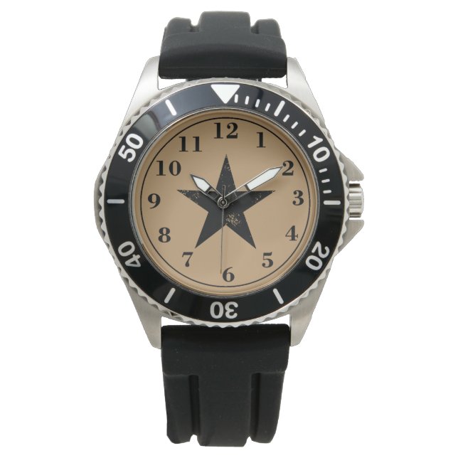 Tactische militaire sterren horloge (Voorkant)