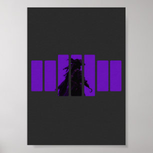Tactische Piraat Krijger Gothische Kunst Poster