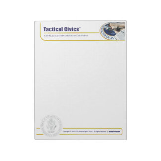 Tactische Stadssamenleving™  5.5" x 6" Notitieblok