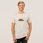 tactische tankvector Tri-Blend shirt (Voorkant volledig)