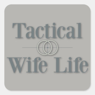 Tactische Vrouw Leven Sticker