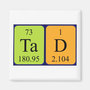 Tad periodieke tabelnaam magneet