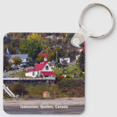 Tadoussac, Quebec, Canada Sleutelhanger (Achterkant)
