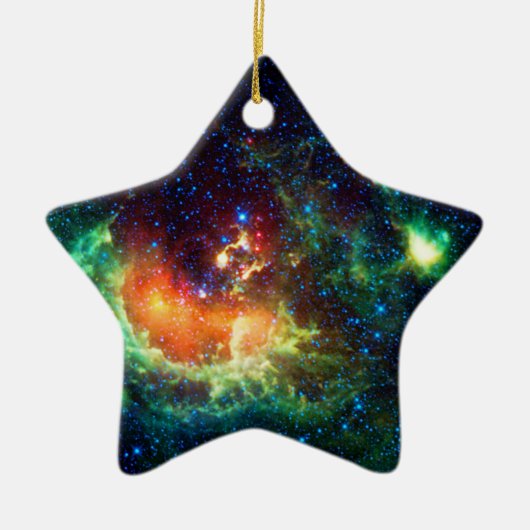 Tadpole Nebula in de Auriga-constellatie Keramisch Ornament (Voorkant)