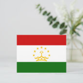 Tadzjiekse vlag, vlag van Tadzjikistan Briefkaart (Staand voorkant)