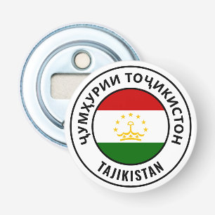 Tadzjikistaanse vlag: geweldige patriottische bott button flesopener