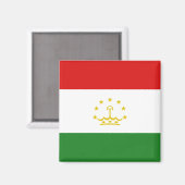 Tadzjikistan Flag Magnet Magneet (Voorkant / Achterkant)