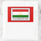 Tadzjikistan Rechthoekige Sticker (Tas)