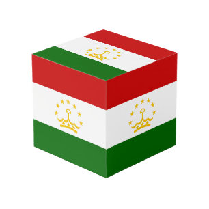 Tadzjikistan vlag kubus