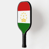 Tadzjikistan vlag pickleball paddle (Links)