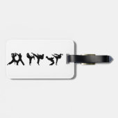 Tae Kwon-Do Bagagelabel (Achterkant horizontaal)