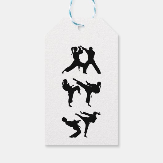 Tae Kwon-Do Cadeaulabel (Achterkant)