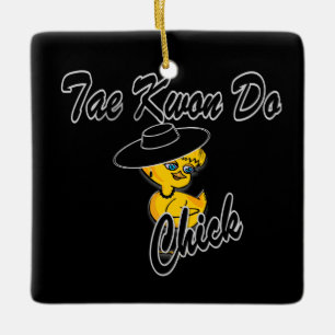 Tae Kwon Do Chick #4 Keramisch Ornament
