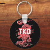 Tae Kwon Do Dragon Sleutelhanger (Voorkant)