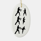 Tae Kwon-Do Keramisch Ornament (Rechts)