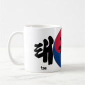 Tae Kwon Do met vlag Koffiemok (Links)