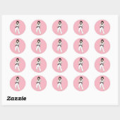 Tae Kwon Do Princess Stickers (Vel)