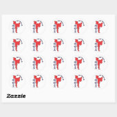 tae kwon do ronde sticker (Vel)