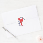 tae kwon do ronde sticker (Envelop)