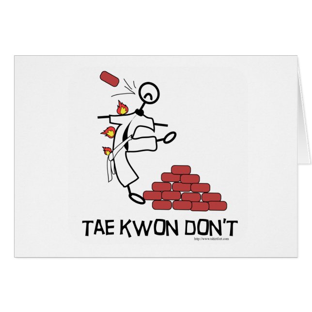 Tae Kwon Dont (Voorkant Horizontaal)