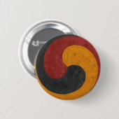 Taeguk Ronde Button 5,7 Cm (Voorkant /achterkant)
