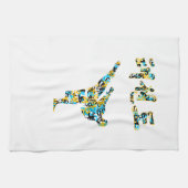 Taekwon-Do Towel Theedoek (Horizontaal)