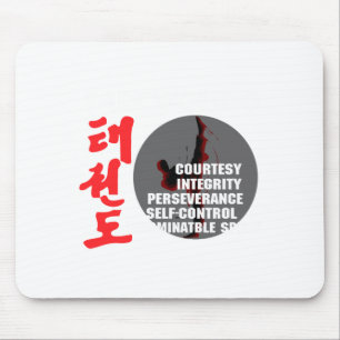 Taekwondo Beginselen Martial Arts Tae Kwon Do T-sh Muismat